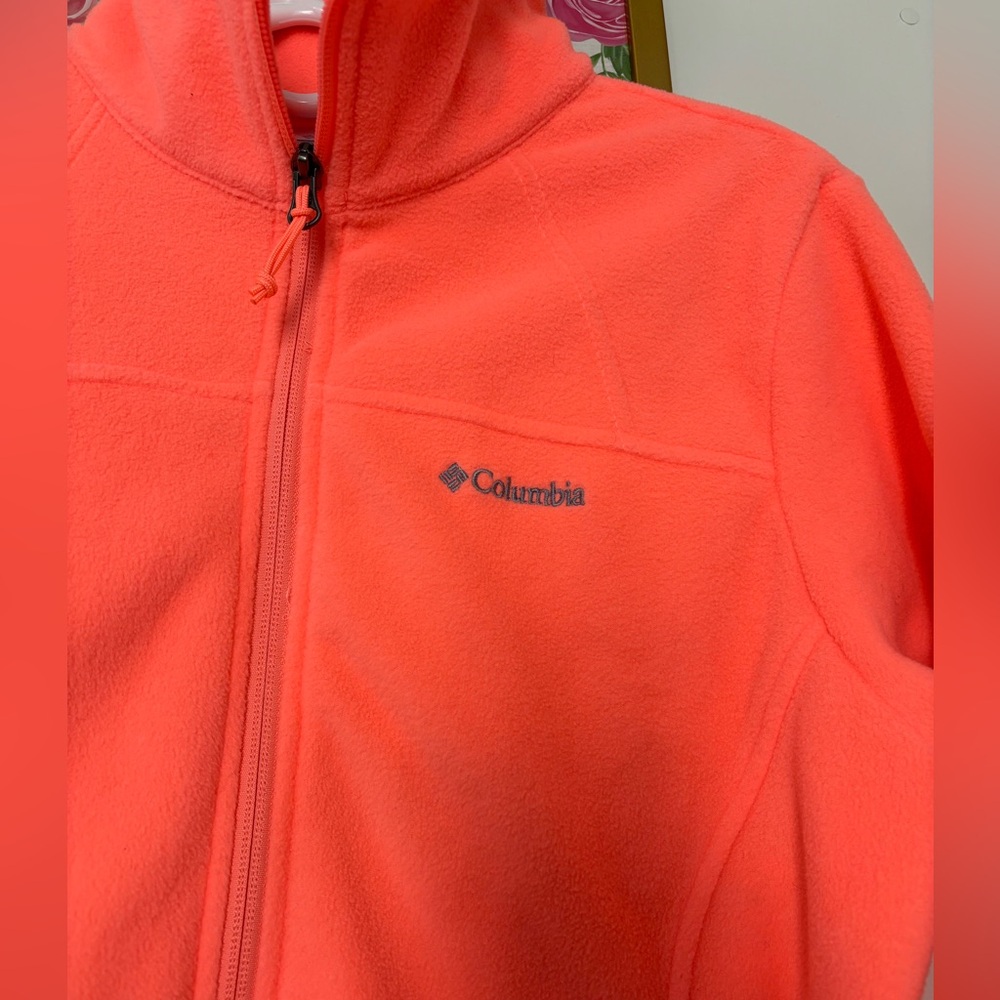 Columbia Neon Pink Fleece Jacket - Picture 2 of 4